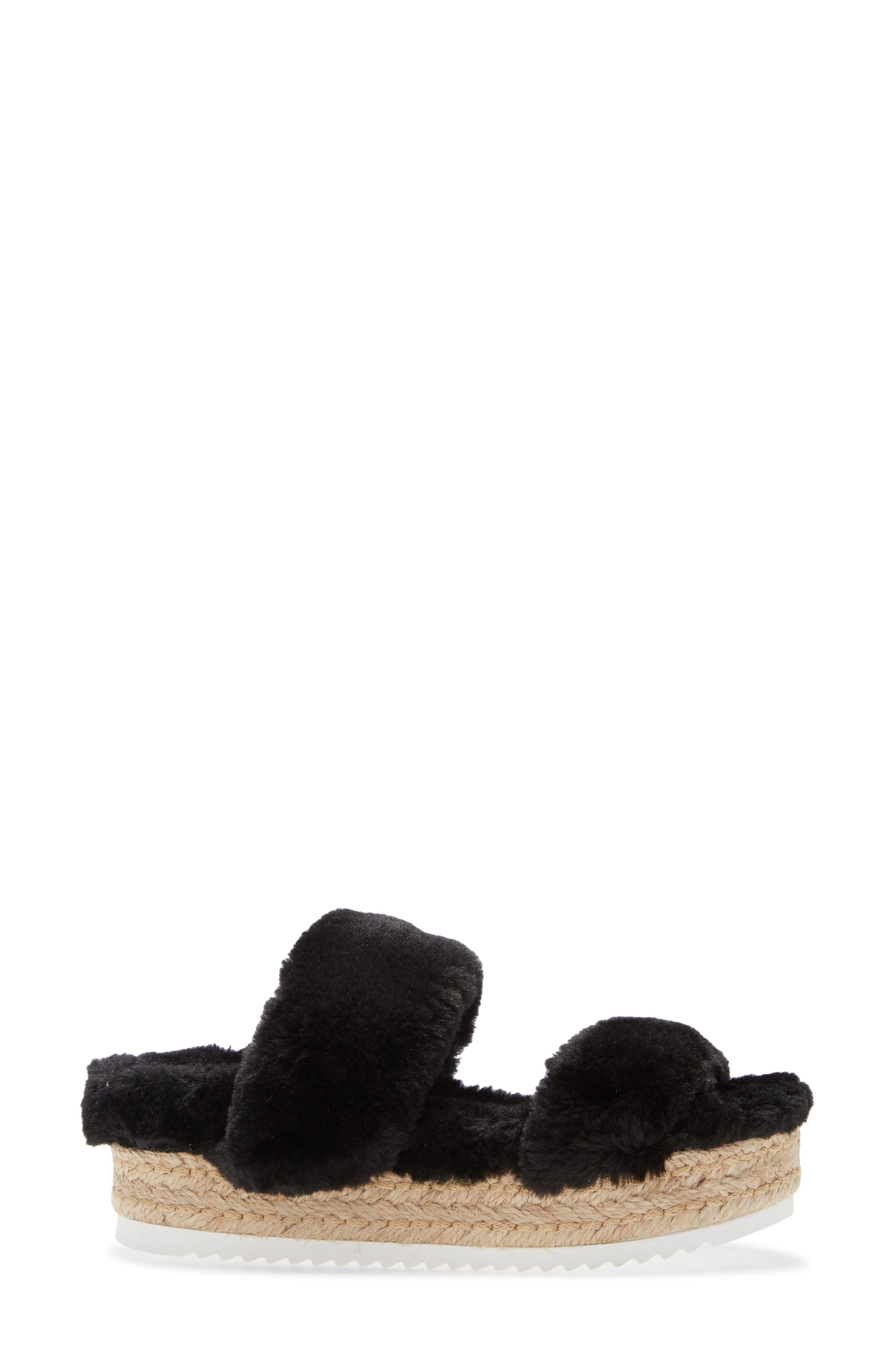 Steve Madden Katana Faux Fur Platform Slipper, Alternate, color, 