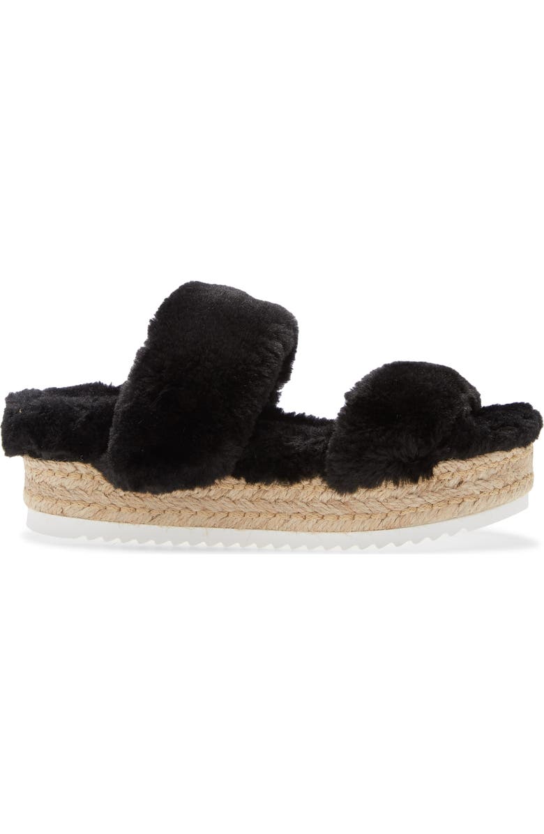 Steve Madden Katana Faux Fur Platform Slipper, Alternate, color,