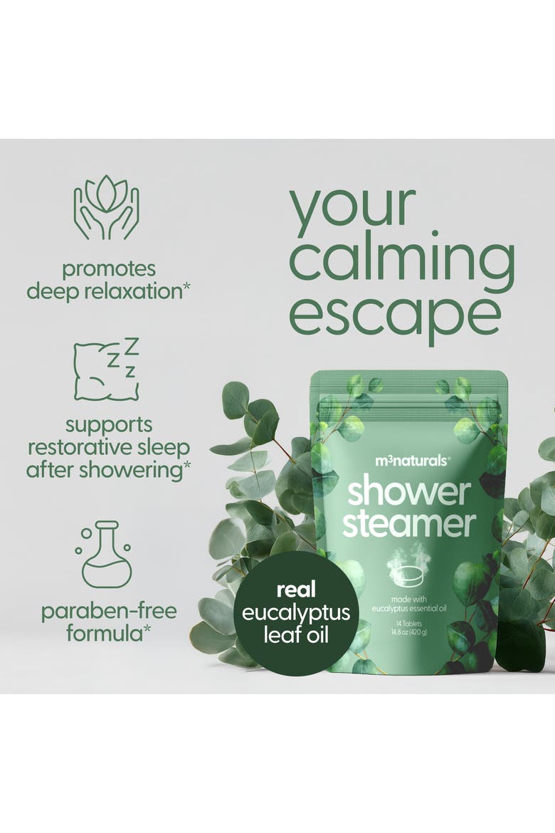 Eucalyptus Shower Steamers, 14ct, Alternate, color, None