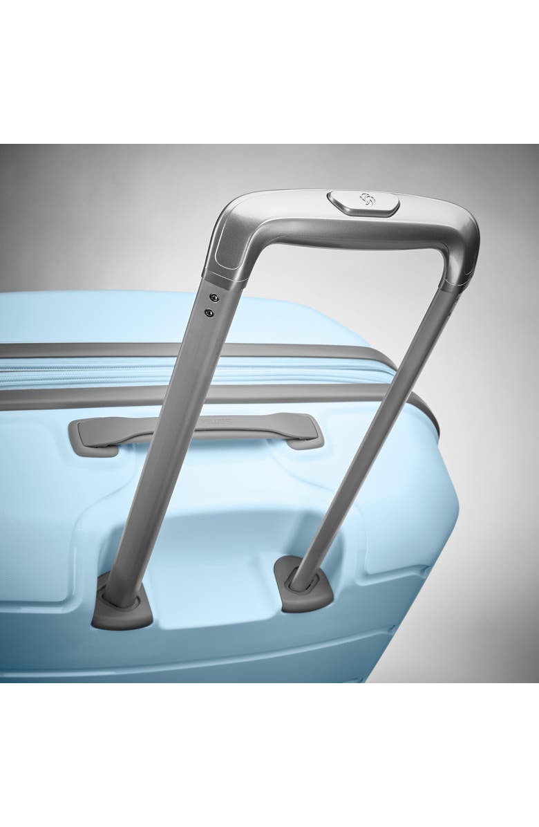 Samsonite Freeform Hardside Expandable 24" Checked Spinner, Alternate, color, Sky Blue