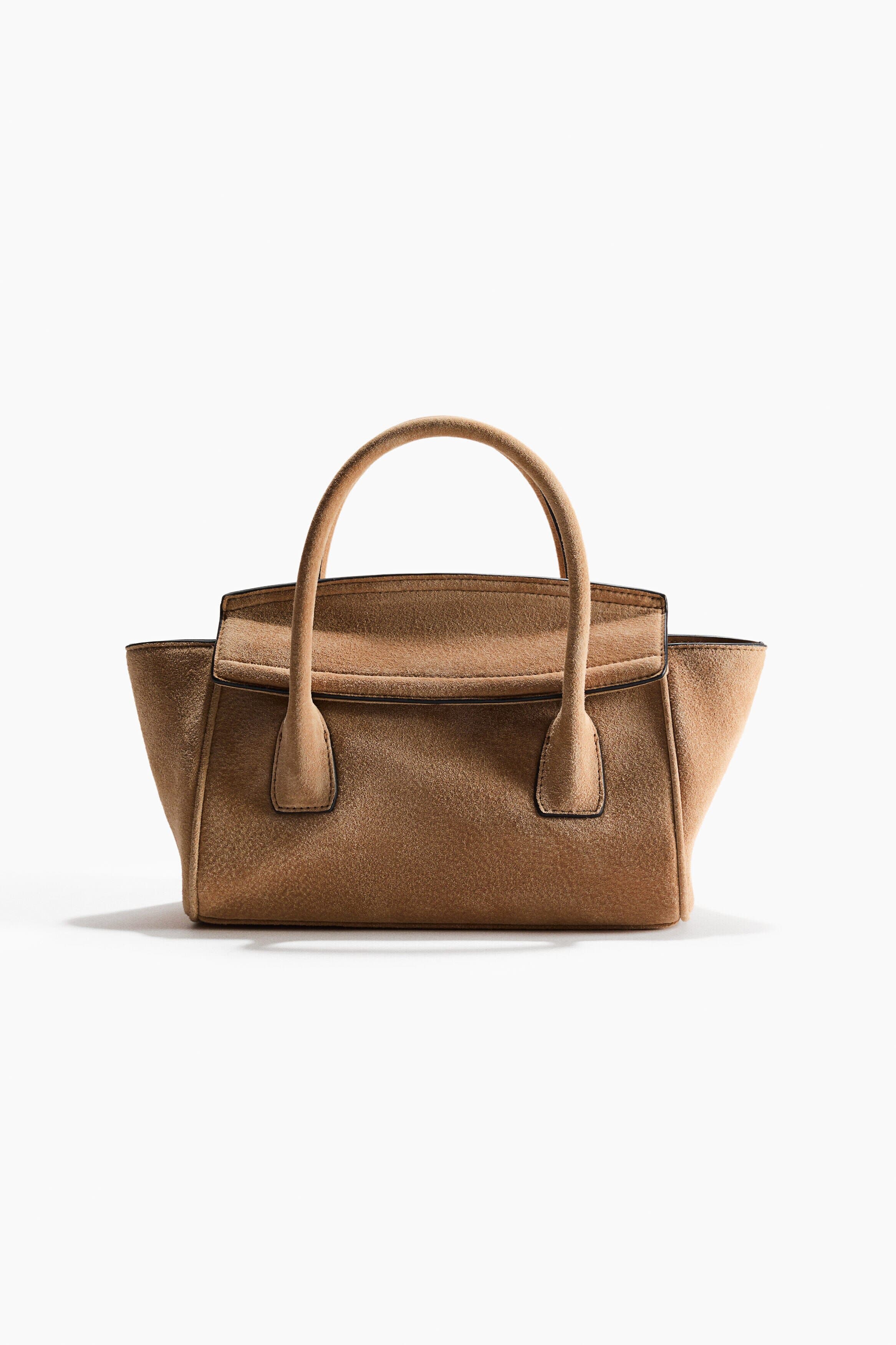 Suede Crossbody Bag, Alternate, color, Beige