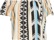 Elan Ruffle Off the Shoulder Top