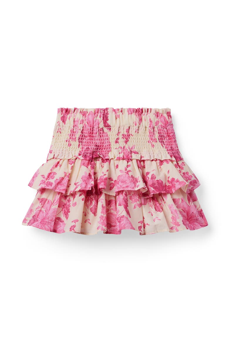 The Hailey Smocked Skirt, Alternate, color, Pink