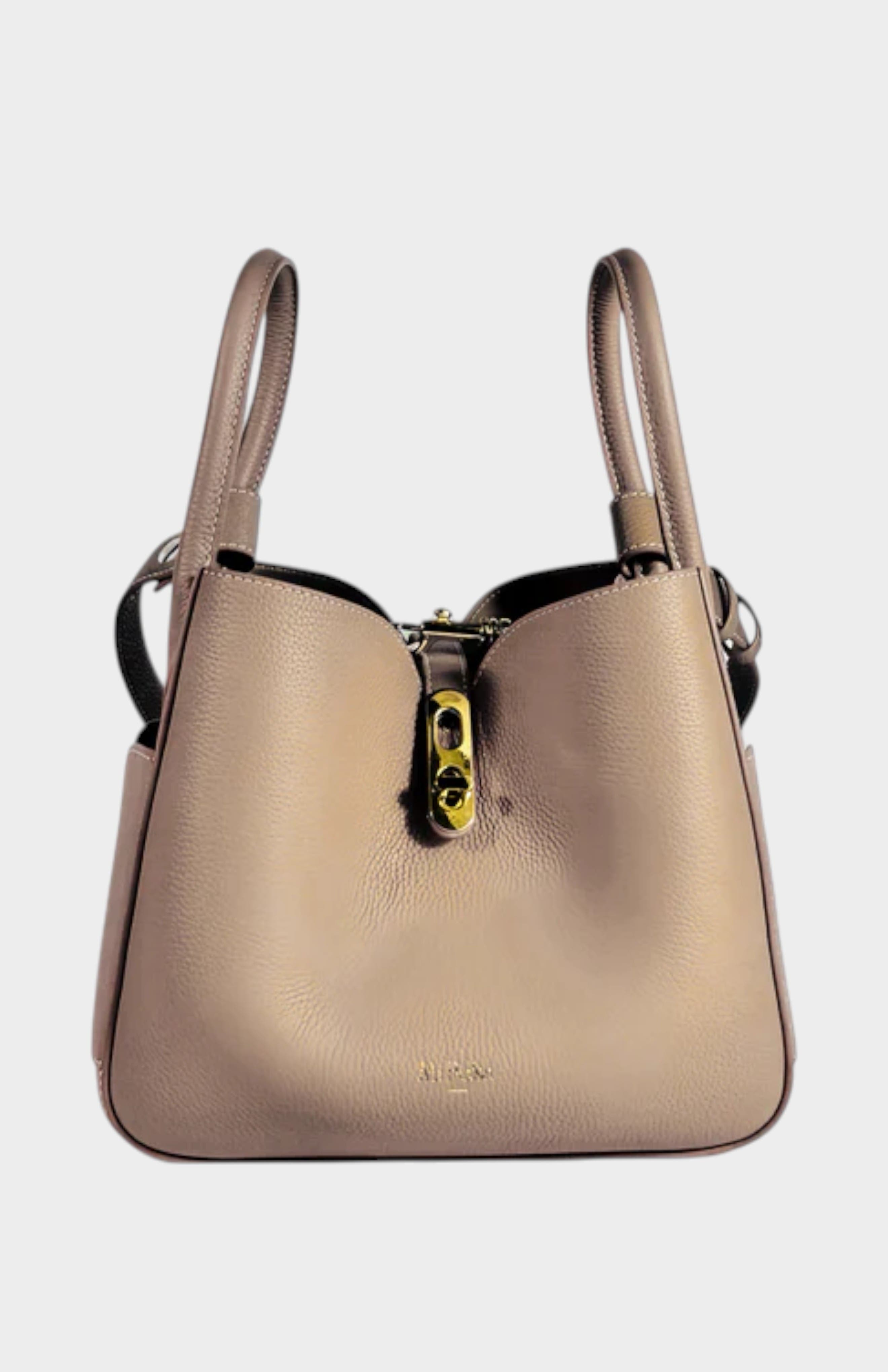 Cotswolds Genuine Pebble Leather Crossbody Bag, Alternate, color, Grey