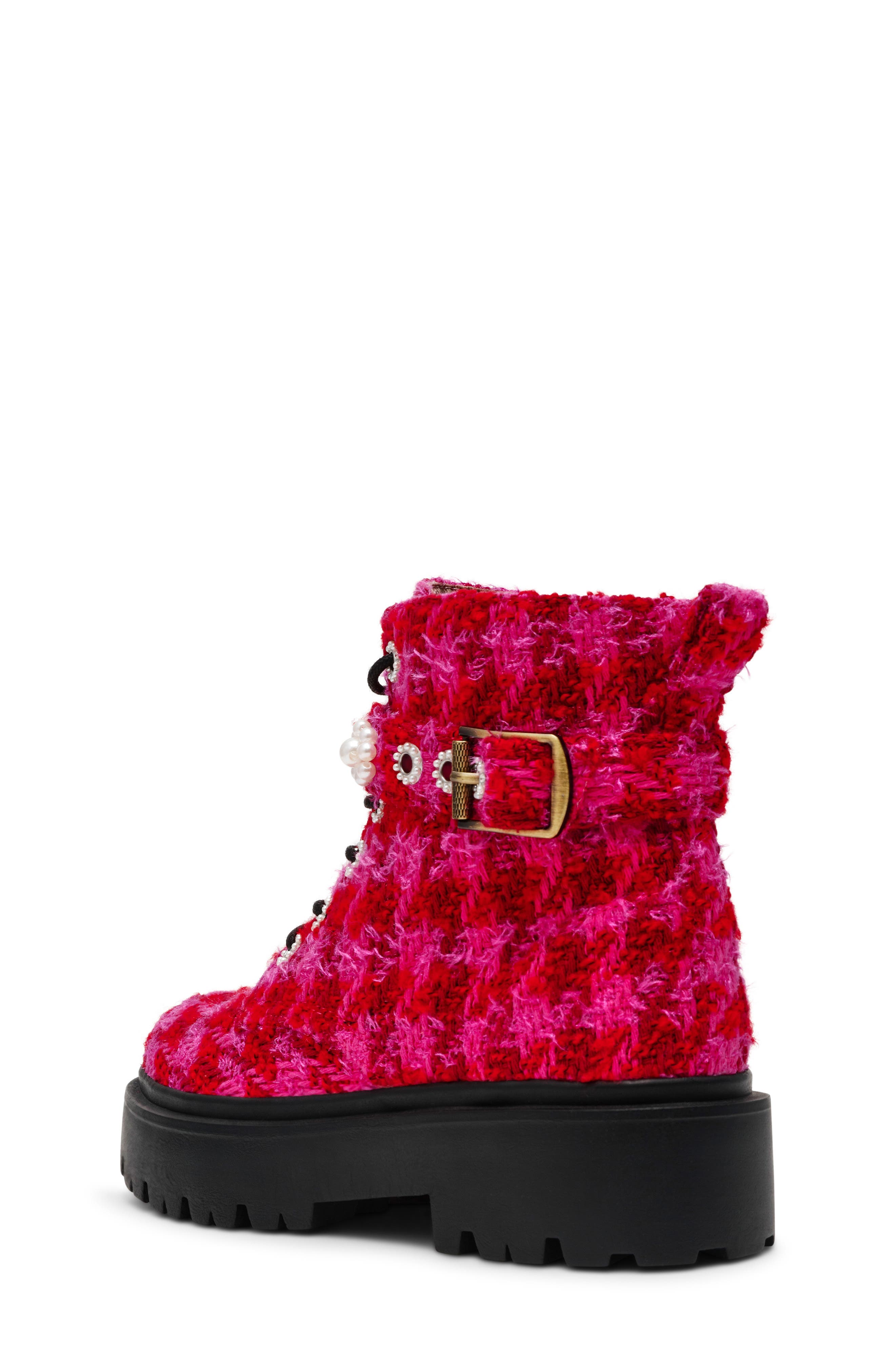 Betsey Johnson Kids
 Hethr Platform Boot, Alternate, color, Fuchsia Multi