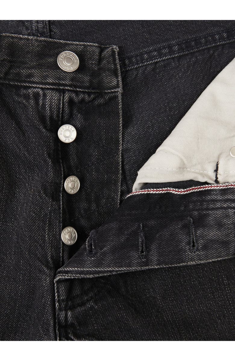 Fortela 965 John Japan Contrast Selvedge 5-Pocket Regular-Fit Denim Pants, Alternate, color, Black