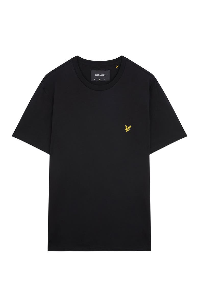Lyle & Scott Crew Neck Short Sleeve T-Shirt, Alternate, color, Jet Black