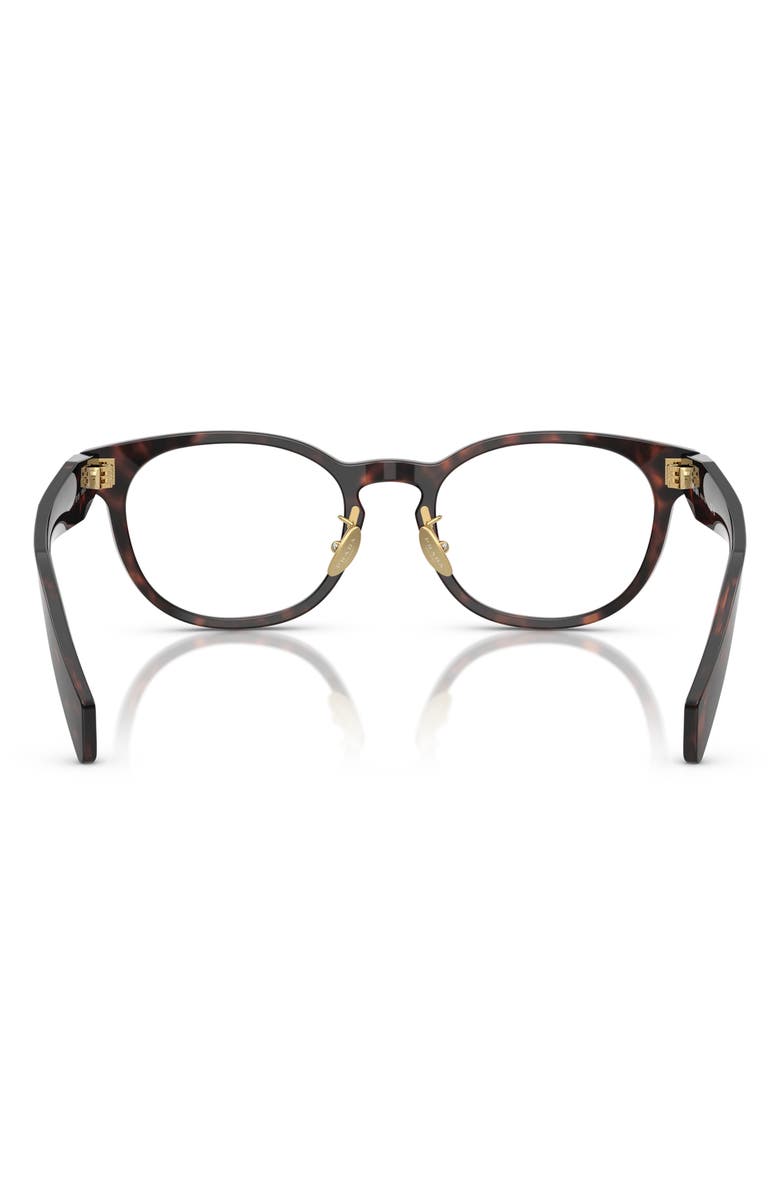 Prada 52mm Phantos Optical Glasses, Alternate, color, Brown Tortoise