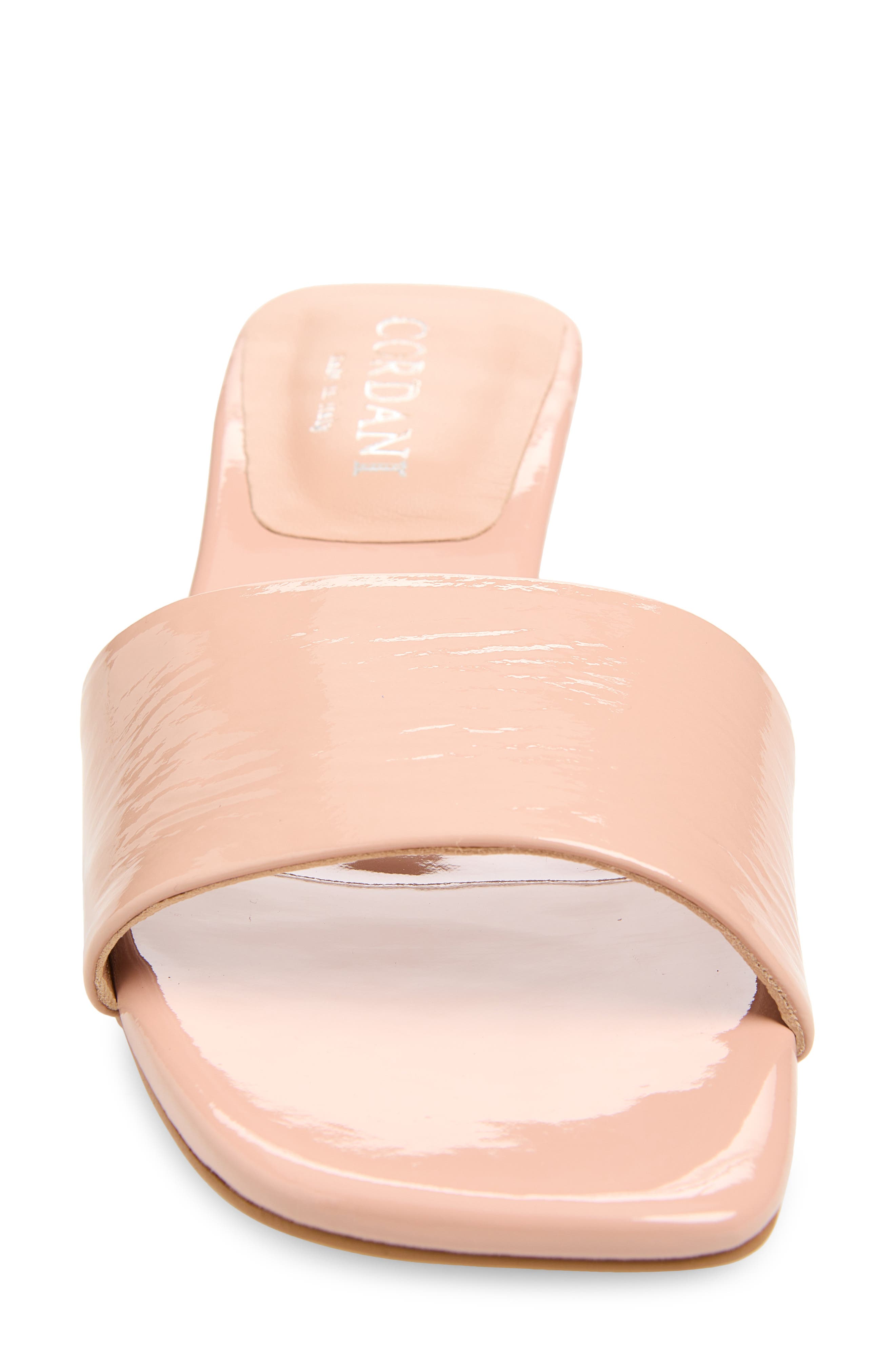 Cordani Neesa Slide Sandal, Alternate, color, Nude Patent