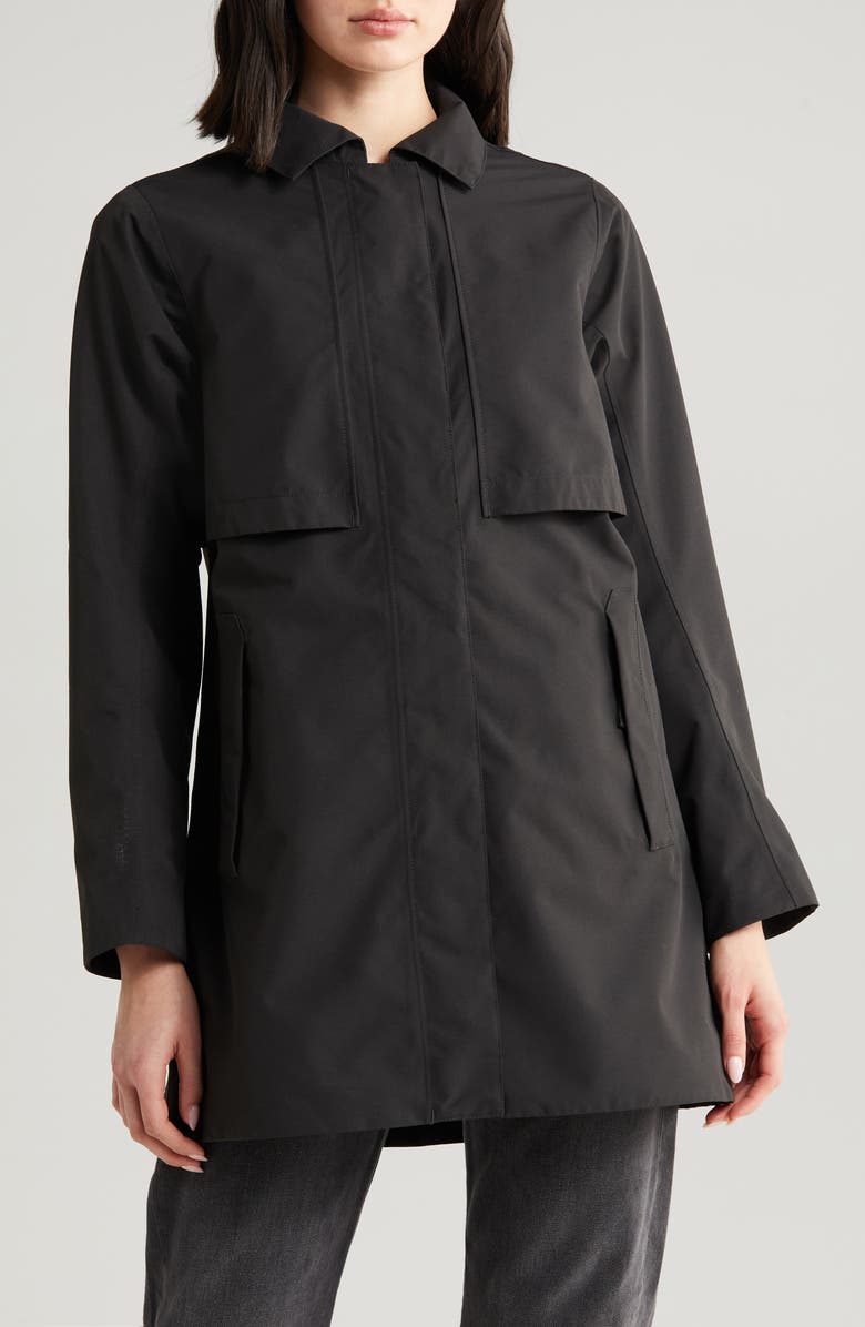 Helly Hansen Lilja Waterproof Raincoat, Alternate, color, Black