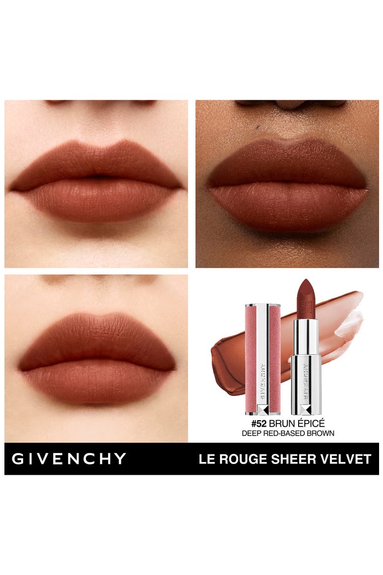 Le Rouge Sheer Velvet Matte Lipstick, Alternate, color, N52
