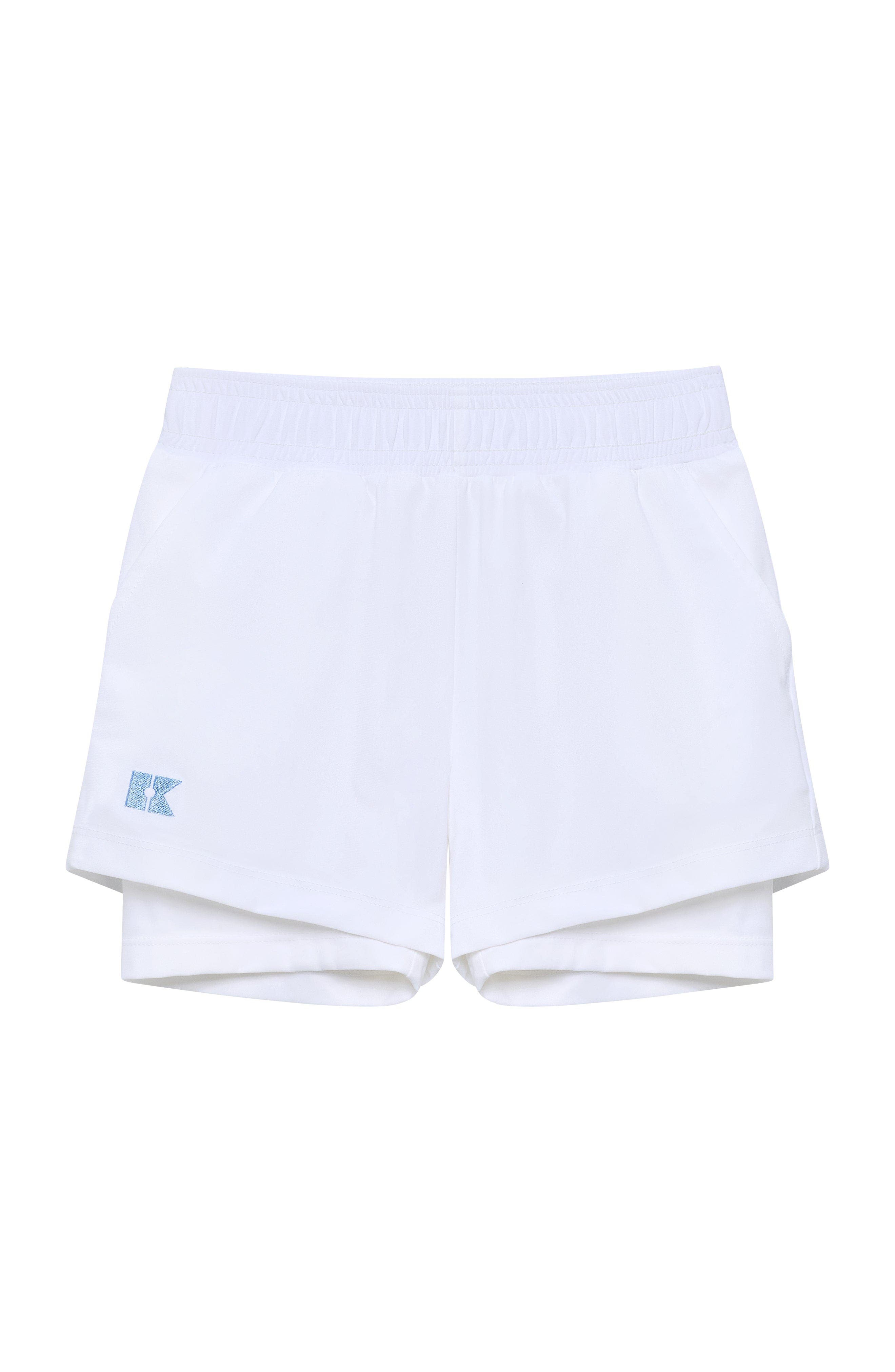 Courtside Kids Boys Running Short In White