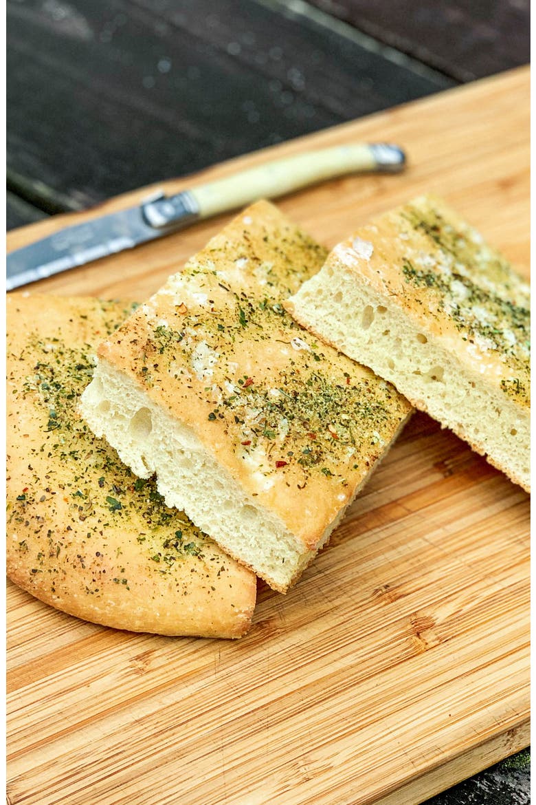 Garlic Herb Focaccia Making Kit, Alternate, color, CANVAS