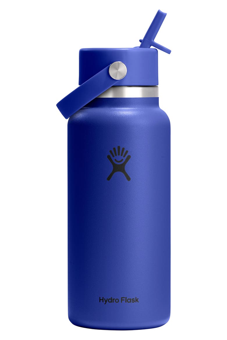 Hydro Flask 32-Ounce Wide Mouth Flex Straw Cap Water Bottle