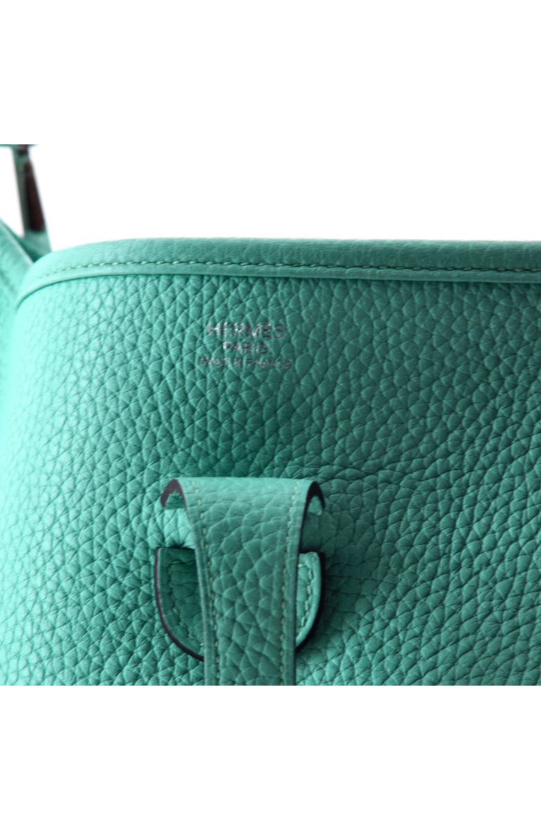 Pre-Owned Hermes Evelyne Bag Gen III Clemence PM, Alternate, color, Bleu Atoll