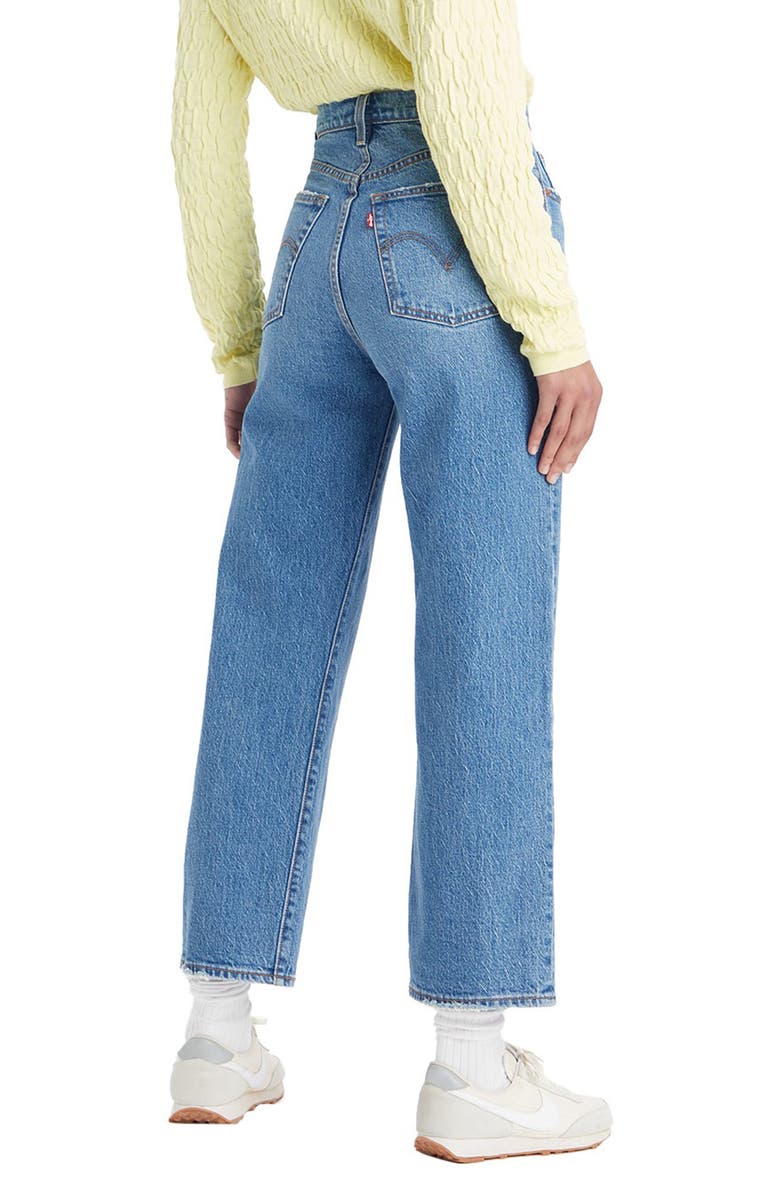 Levi's Ribcage High Waist Ankle Straight Leg Jeans, Alternate, color, Dance Around