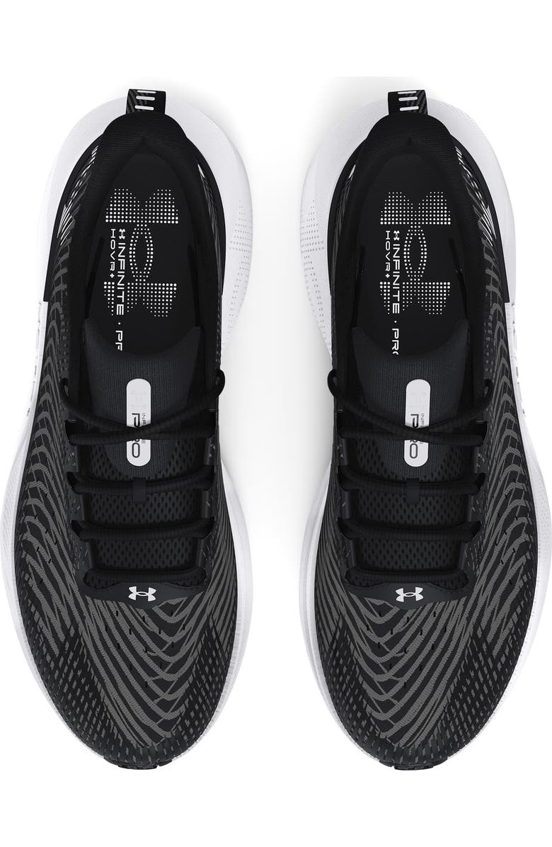 Under Armour Infinite Pro Sneaker, Alternate, color, Black/ White