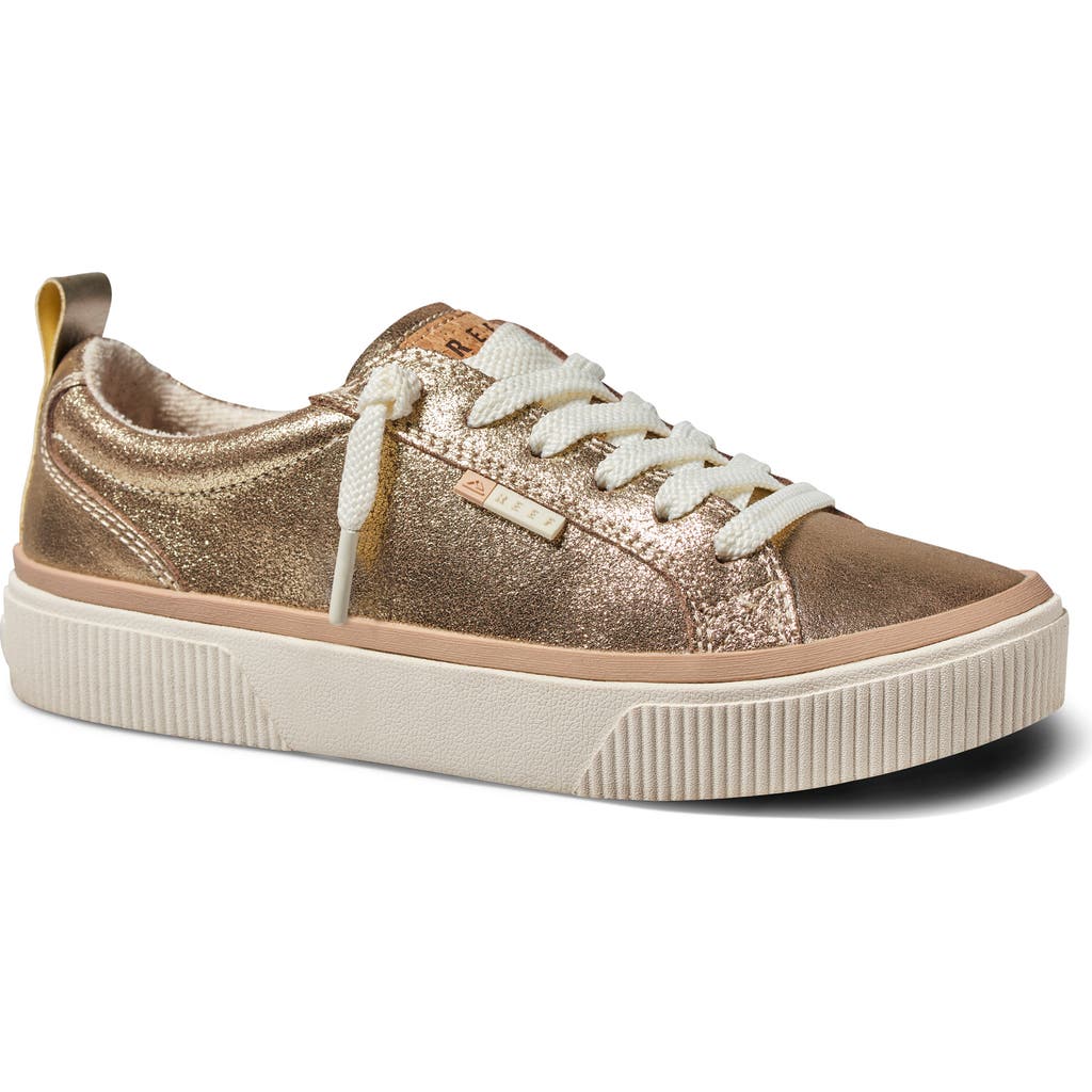 Reef Lay Day Dawn Sneaker in Champagne Suede