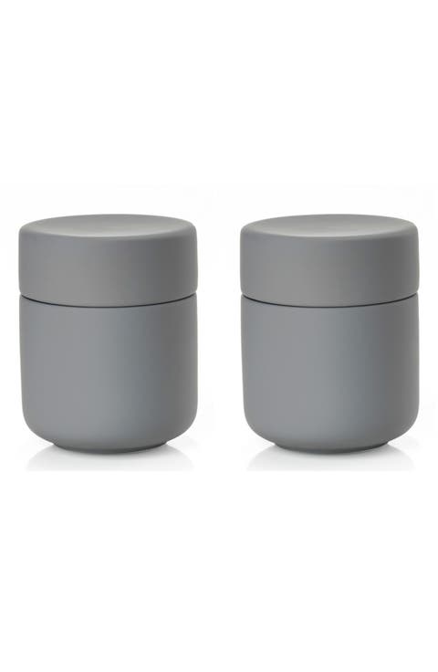 Ume Set of 2 Ceramic Jars