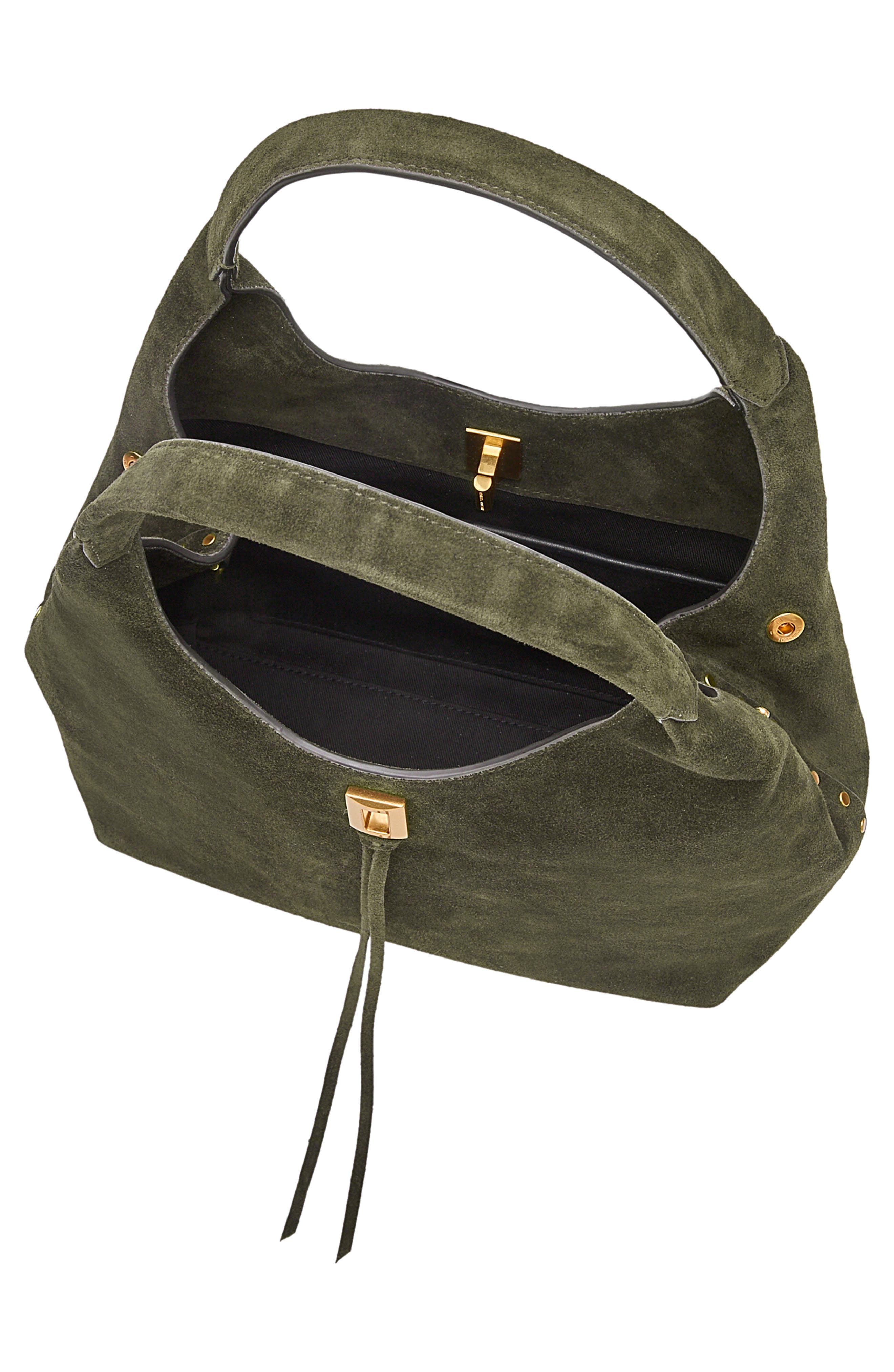 Darren Carrysome Leather Crossbody Bag, Alternate, color, OLIVE
