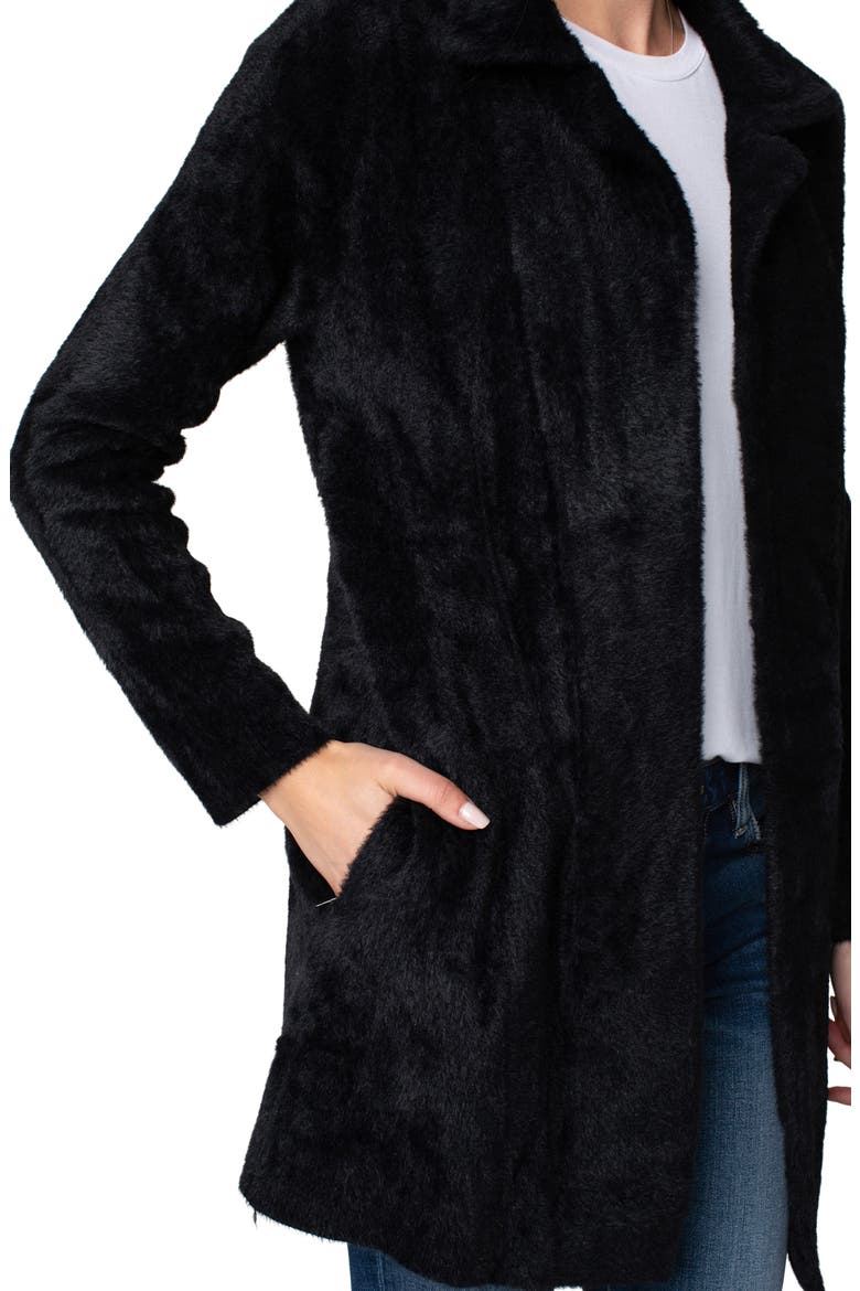 Open Front Jacket, Alternate, color, BLACK