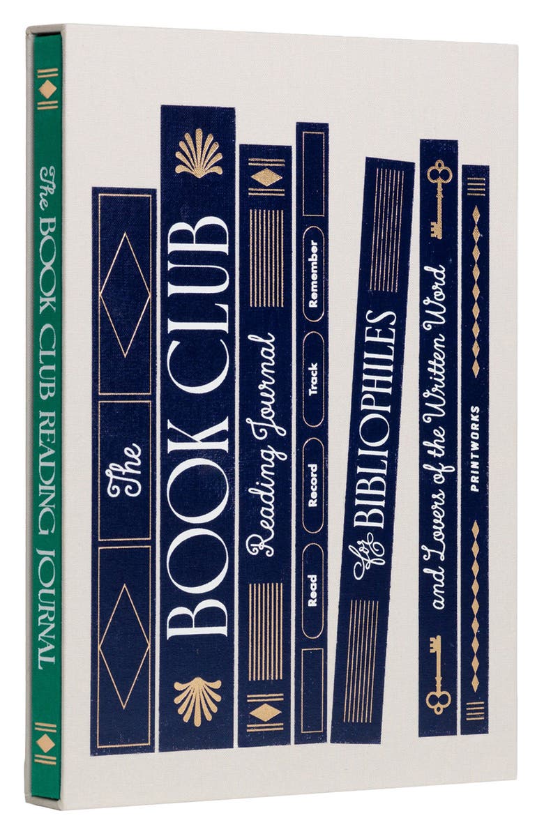 PRINTWORKS The Book Club Reading Journal, Alternate, color, Blue/ Multi