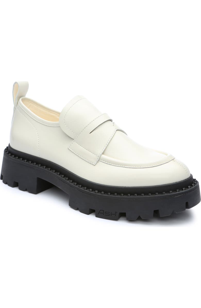 Ash Genial Platform Penny Loafer, Main, color,