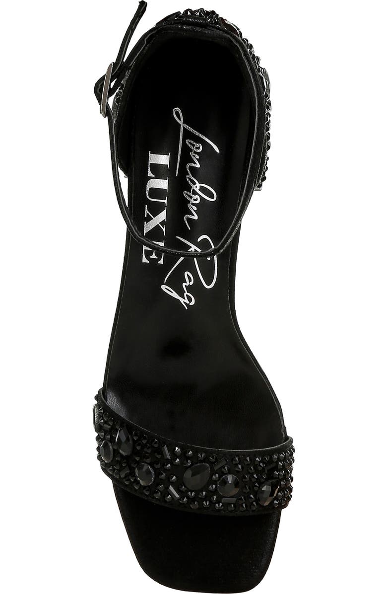 LONDON RAG Nocturnal Sandal, Alternate, color, Black