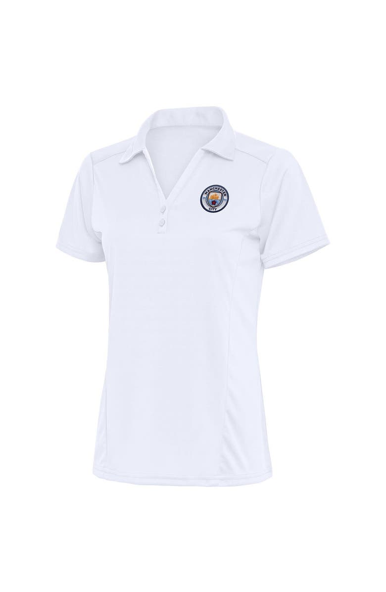 ANTIGUA Women's  White Manchester City Statement Polo, Main, color, 