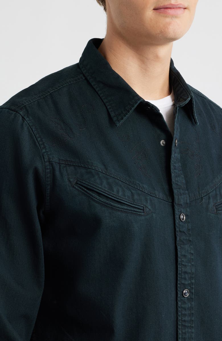 Levi's<sup>®</sup> Smiley Snap-Up Western Shirt, Alternate, color, Caridad Washed Black