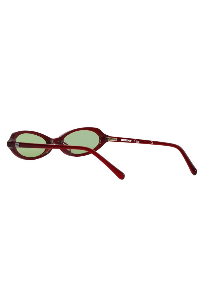Echo Sunglasses 51mm, Alternate, color, Merlot