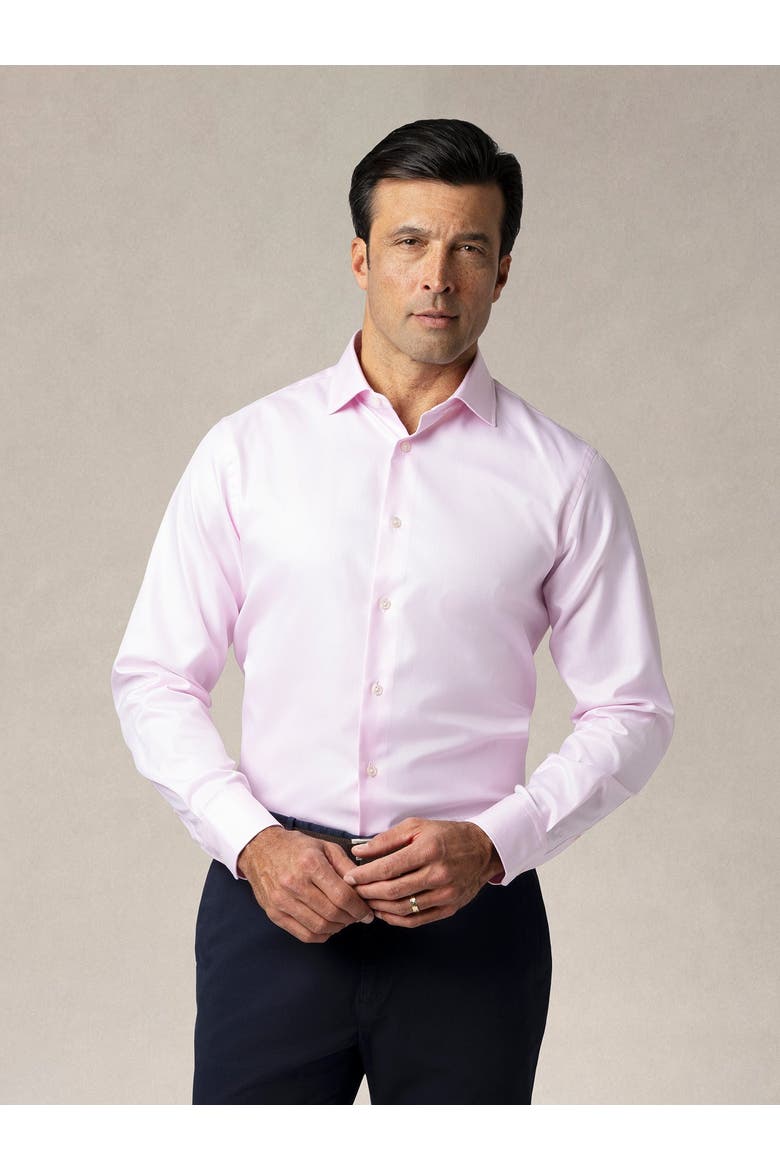 Reynolds Double Twill Contemporary Fit Shirt, Main, color, Pink