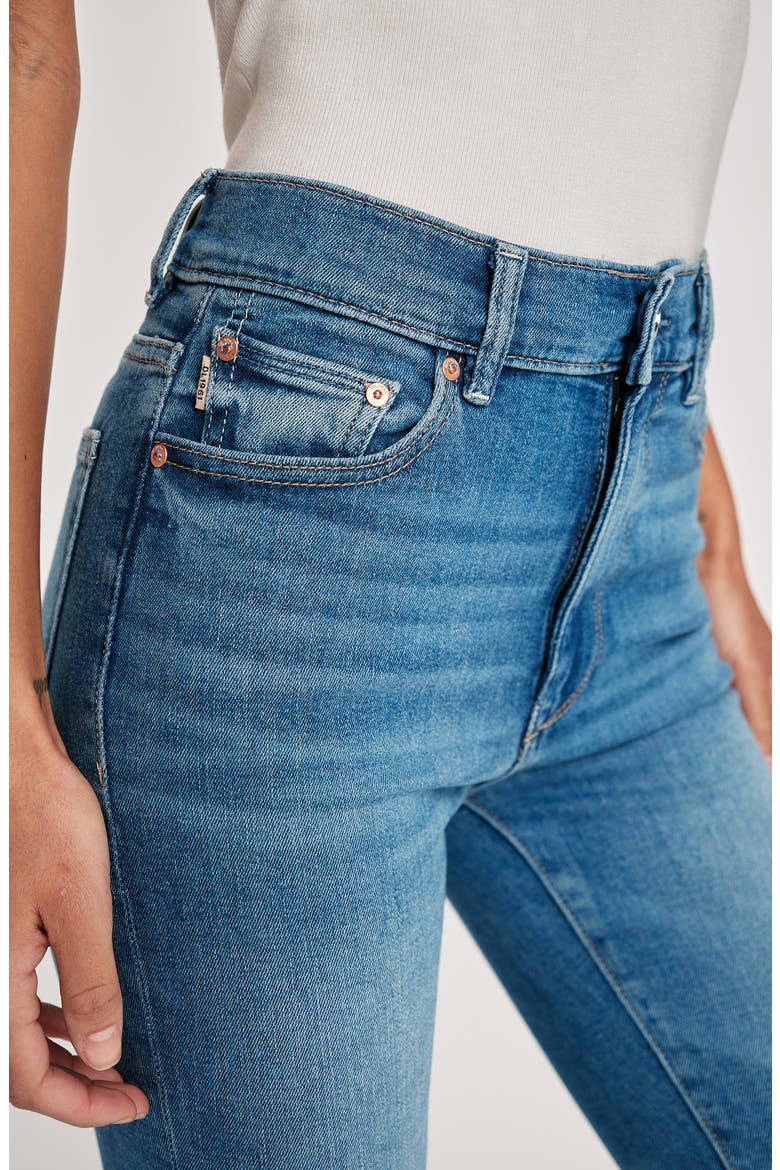 Bridget Instasculpt High Waist Raw Hem Ankle Bootcut Jeans, Alternate, color, ISLAND PARK