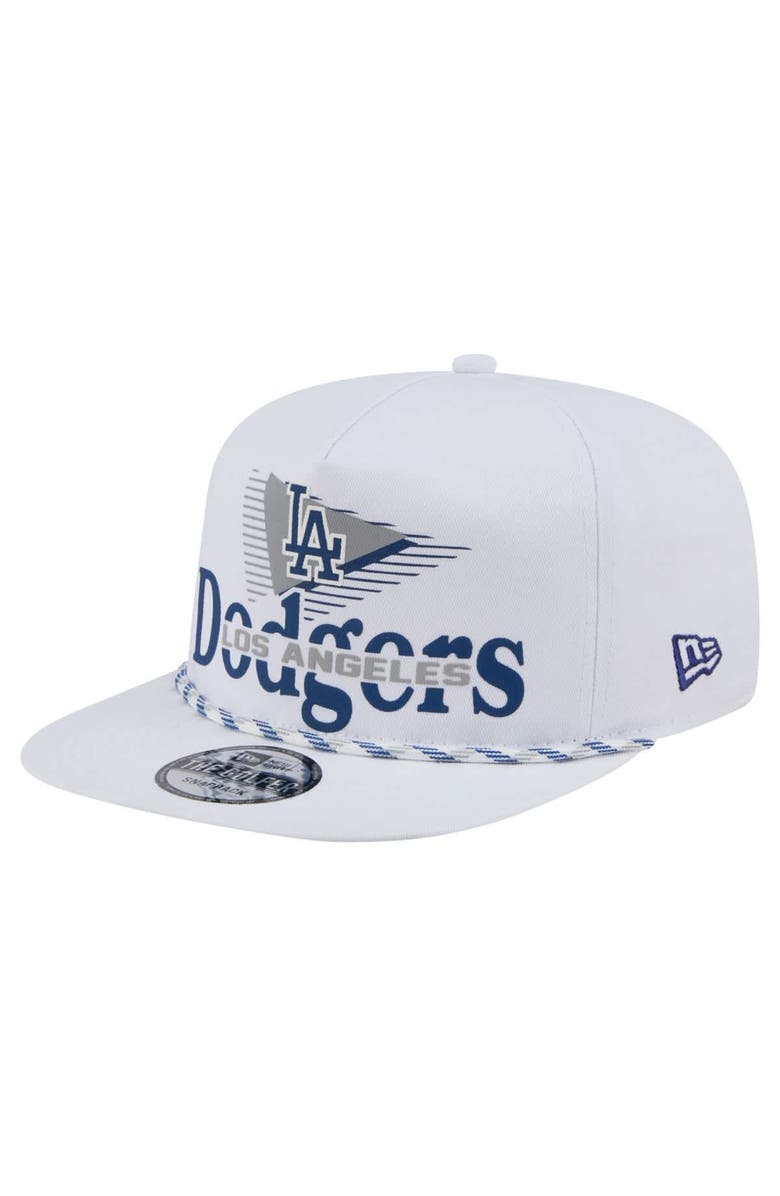New Era Men's New Era White Los Angeles Dodgers Collide Golfer Snapback Hat, Main, color, White