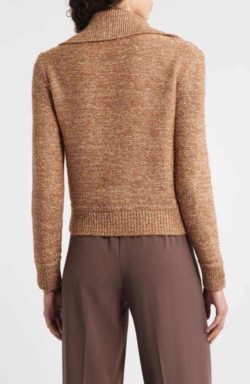 Kobi Halperin Armand Button Front Sweater In Brown