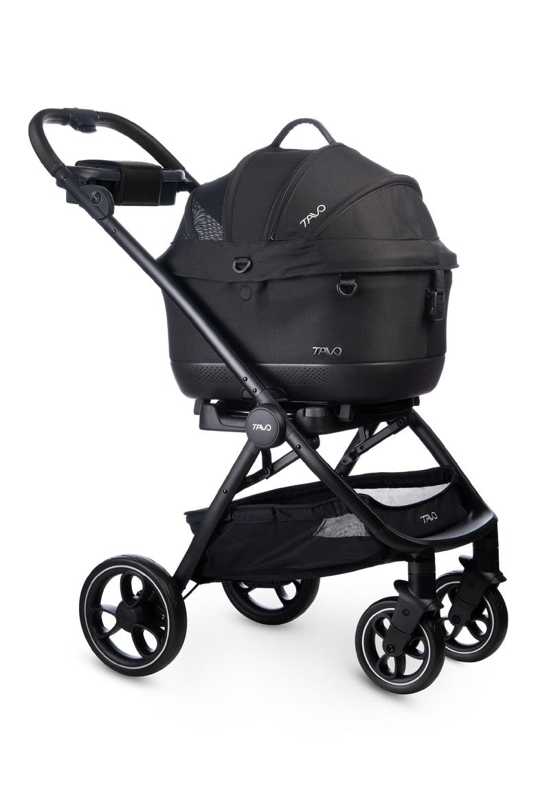 Maeve™ iso5X Pet Car Seat + Roscoe™ Stroller, Main, color, ONYX