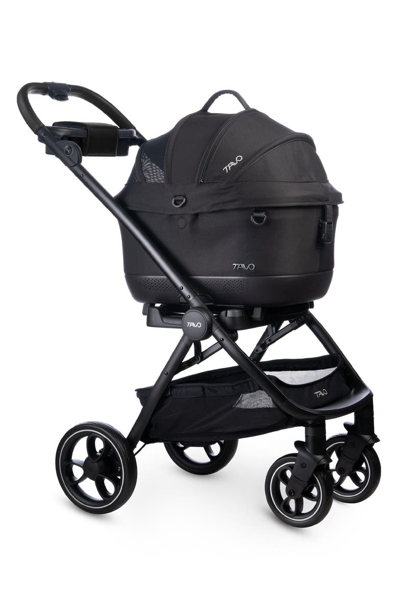 TAVO PETS Maeve<sup>™</sup> iso5X Pet Car Seat + Roscoe<sup>™</sup> Stroller, Main, color, Onyx