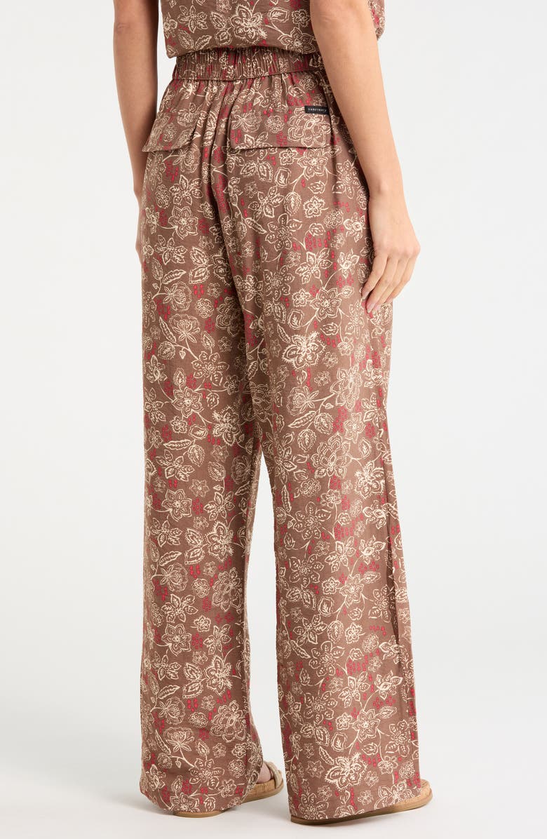 Sanctuary Retreat Wide Leg Pants, Alternate, color, Banshee Print Brown