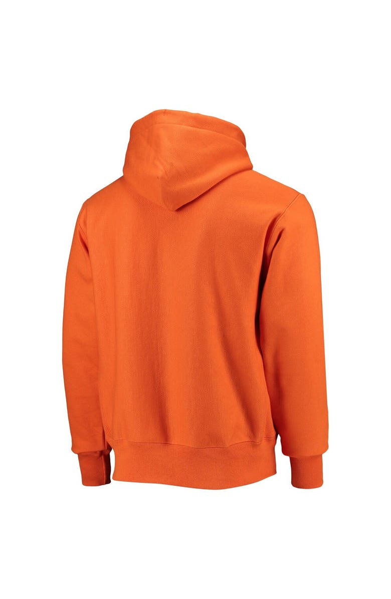 Champion Men's Champion Orange Clemson Tigers Vault Logo Reverse Weave Pullover Hoodie, Alternate, color, 