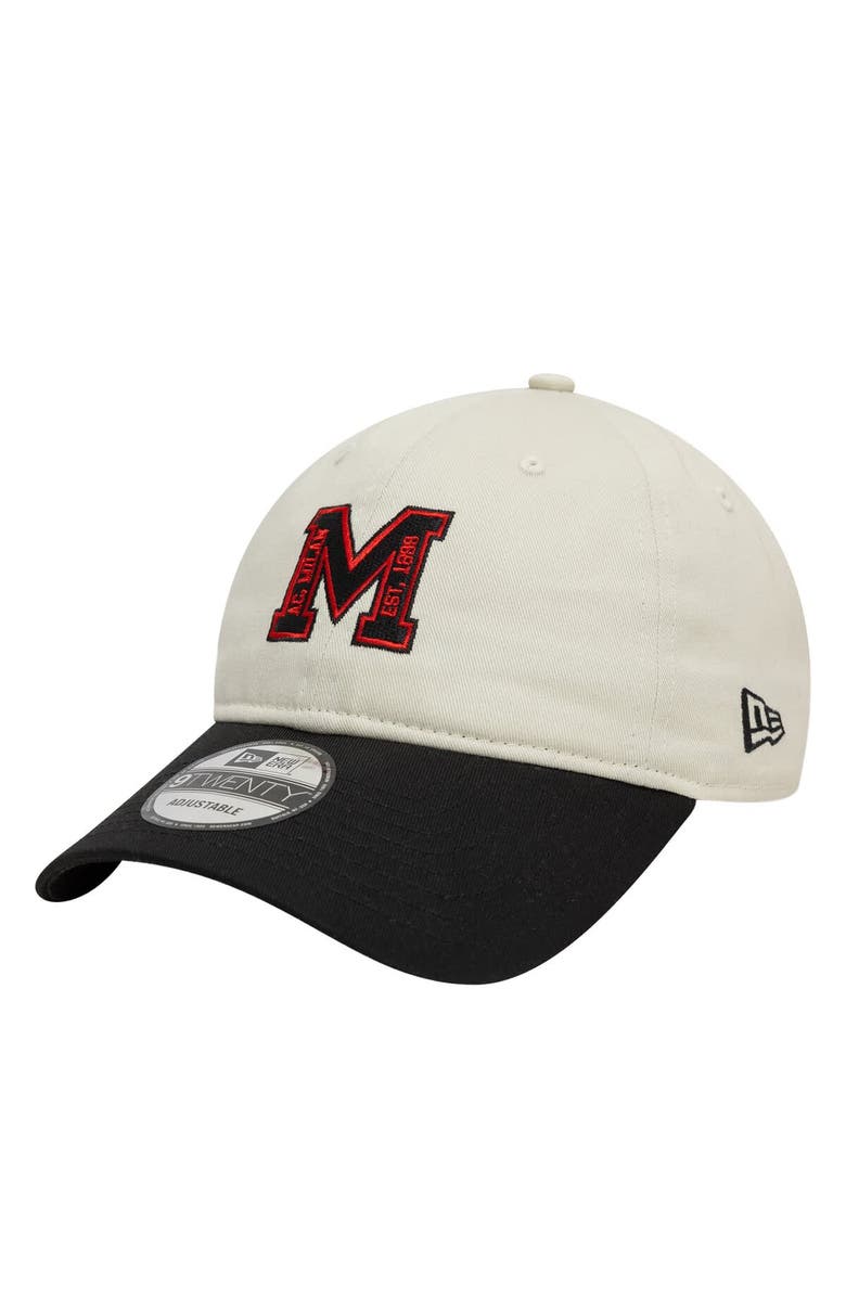 New Era Men's New Era  Tan AC Milan Letter Logo 9TWENTY Adjustable Hat, Main, color, Tan