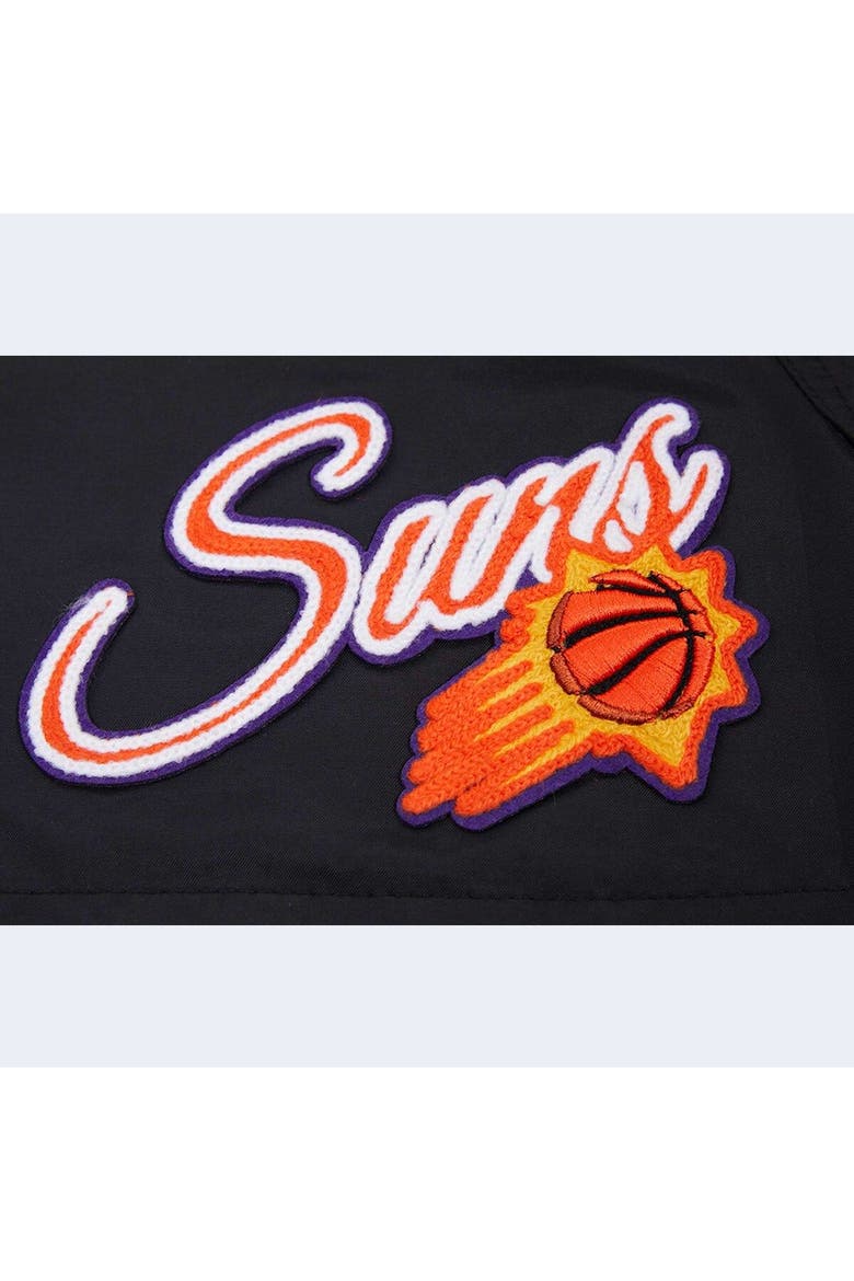 Women's Pro Standard  Black Phoenix Suns Script Woven Shorts, Alternate, color, Black