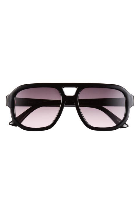 128mm Gradient Aviator Sunglasses