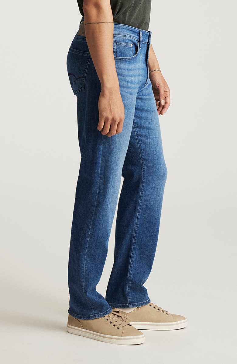 Mavi Jeans Zach Straight Leg Jeans, Alternate, color, Mid Brushed Feather