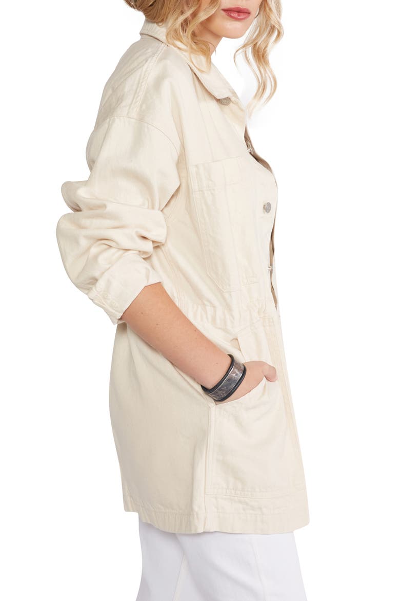 Claude Denim Utility Jacket, Alternate, color, NATURAL
