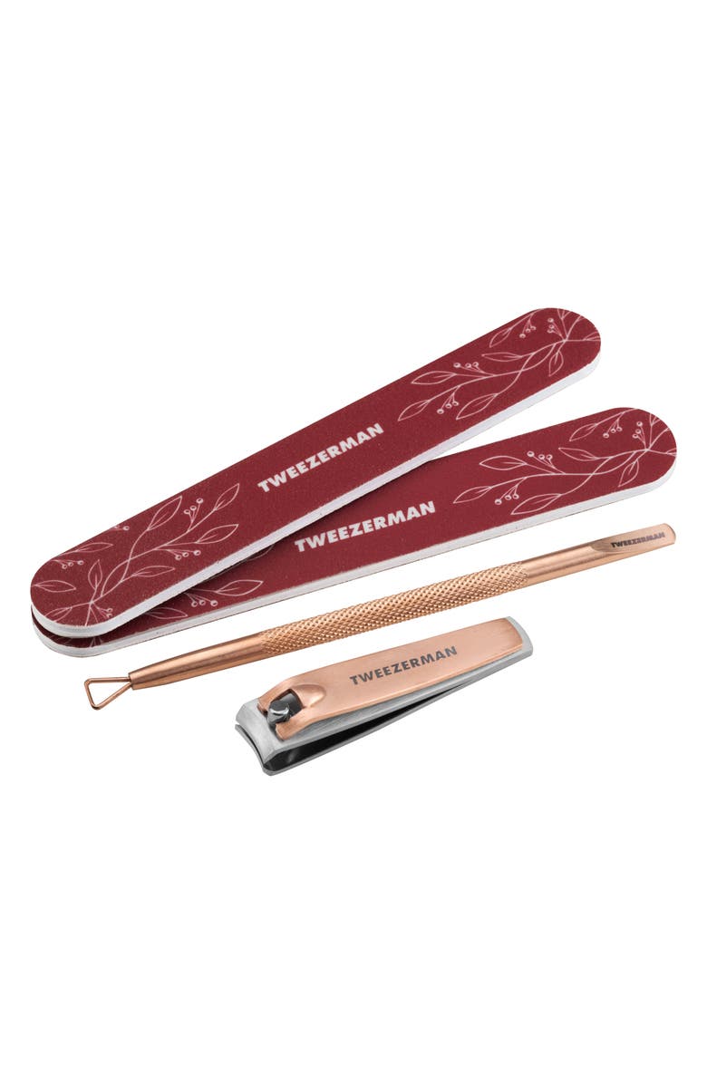 TWEEZERMAN Vintage Rose Manicure Gift Set $27 Value, Alternate, color, Vintage Rose