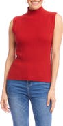 Karen Kane Sleeveless Mock Neck Sweater