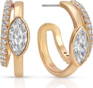 Ettika Marquise Double Hoop Earrings