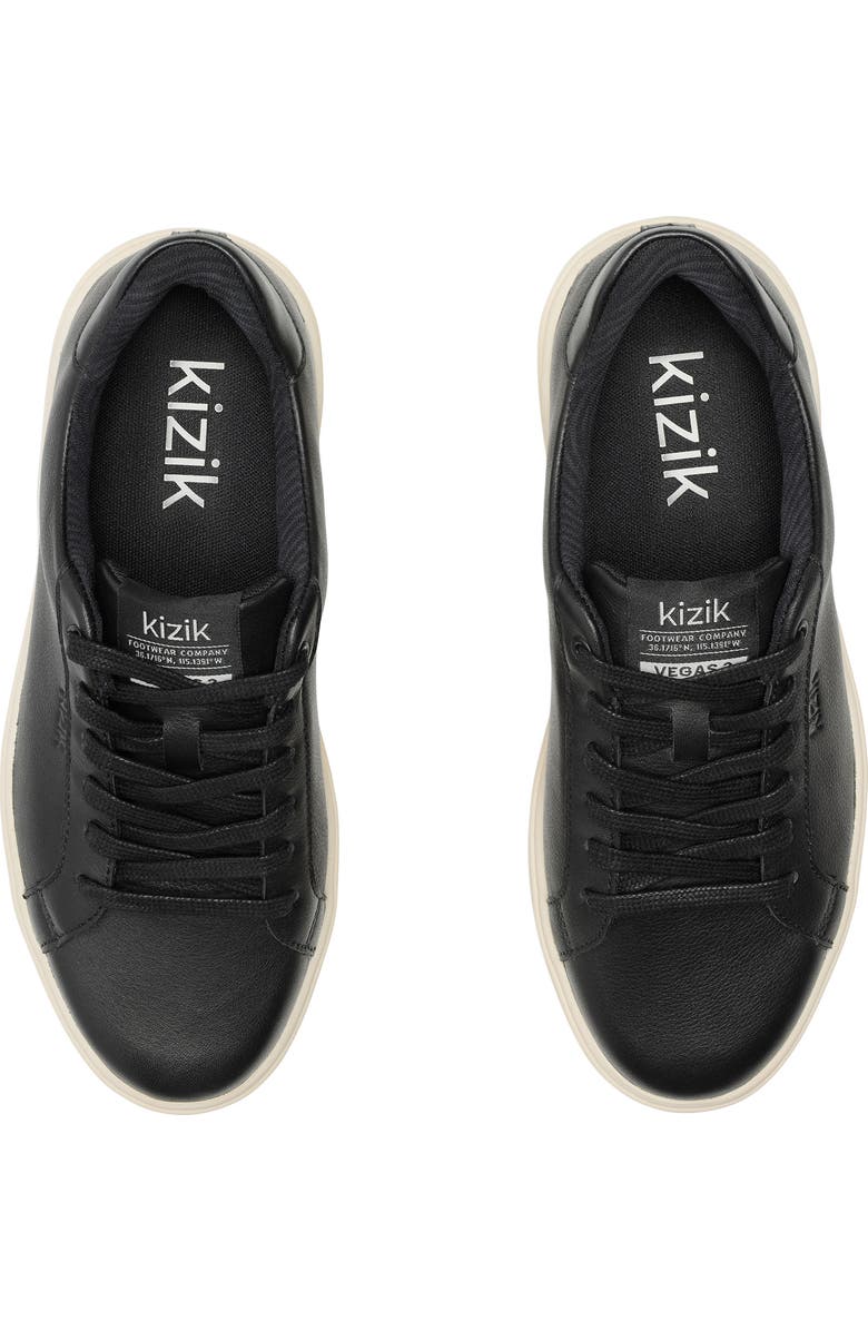 Kizik Vegas 2 Sneaker, Alternate, color, Black/ Pristine