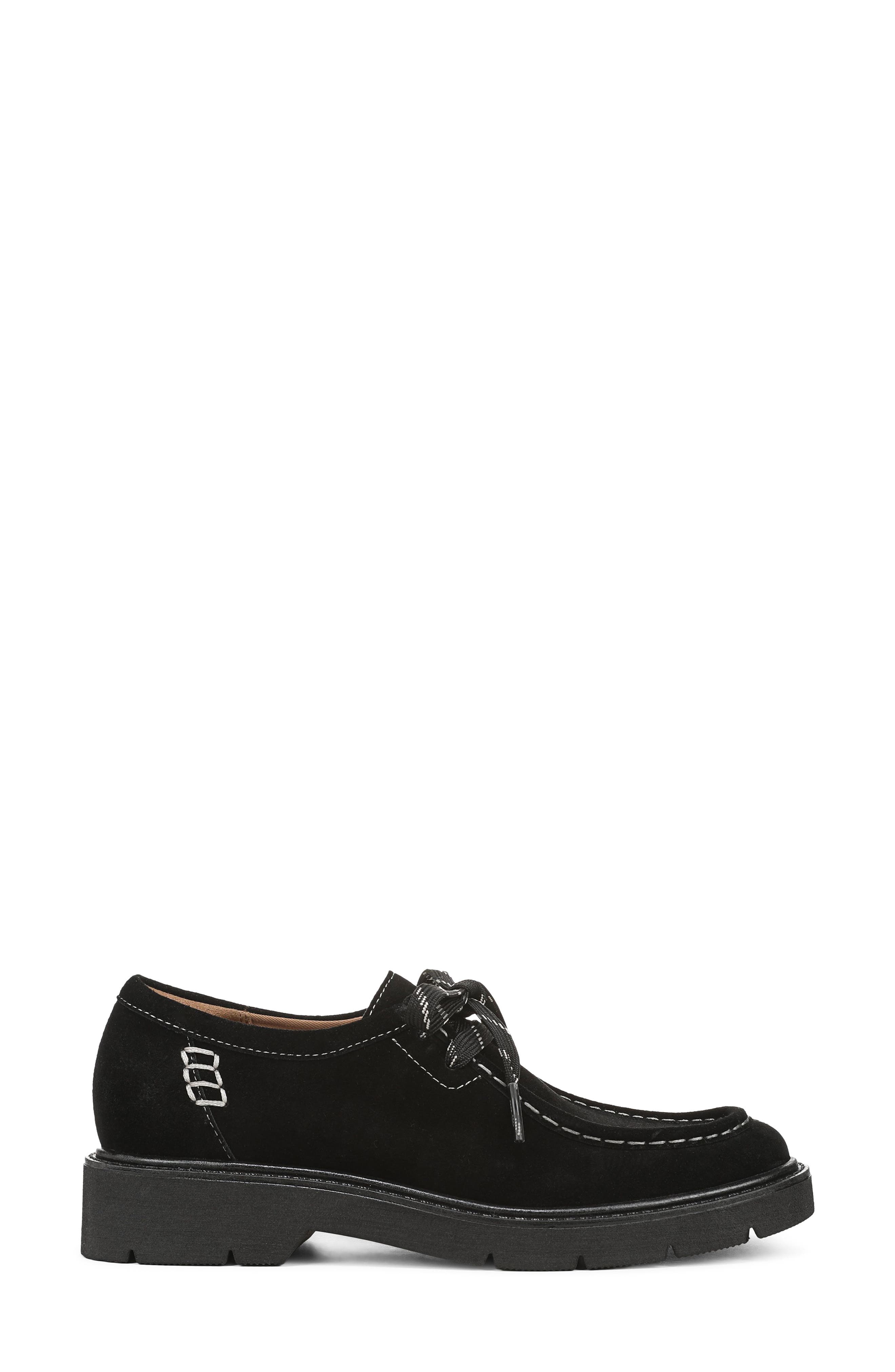 Tisha Loafer, Alternate, color, BLACK SUEDE