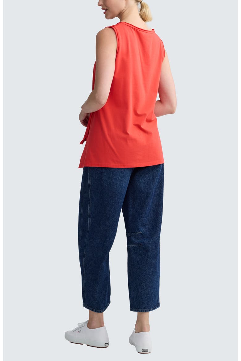 Lennon Structured Denim Pants, Alternate, color, Indigo Denim